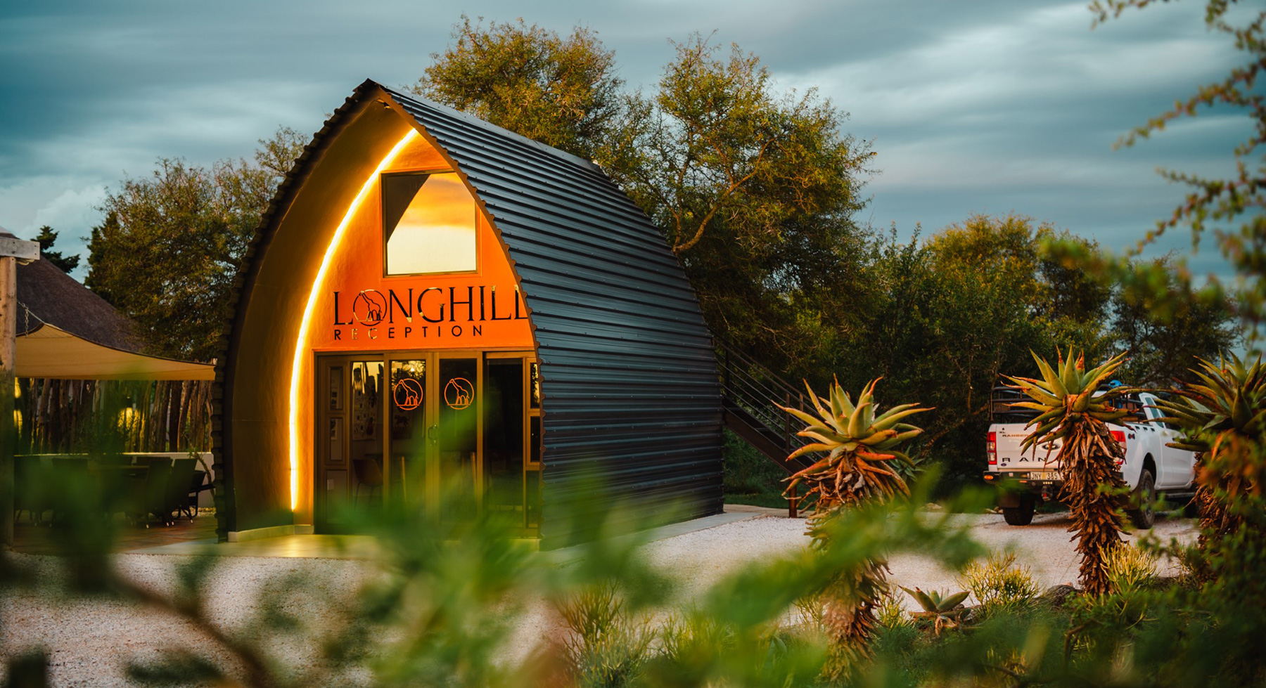 Longhill Reserve reception building