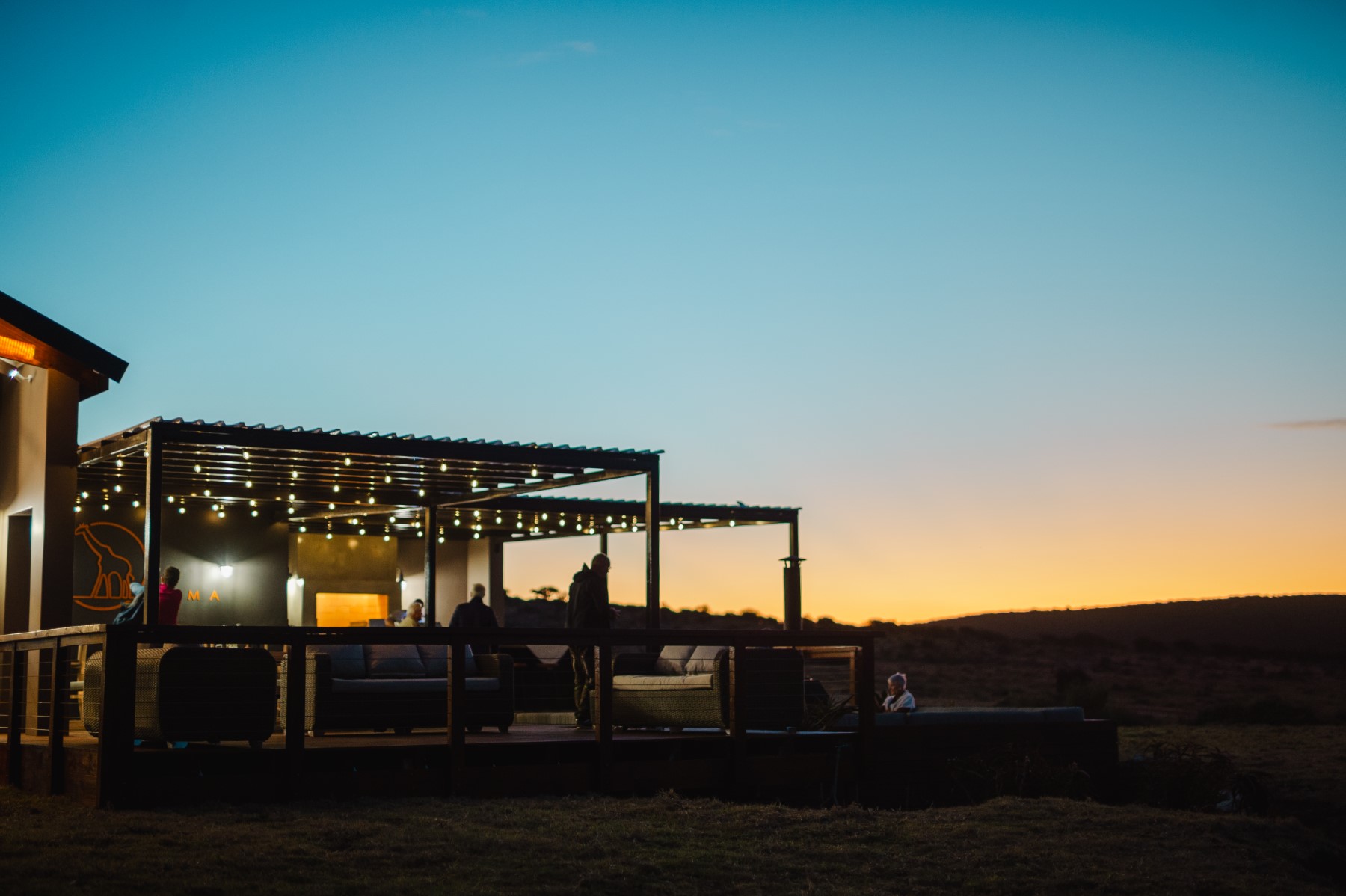 Couple at the Bush Boma