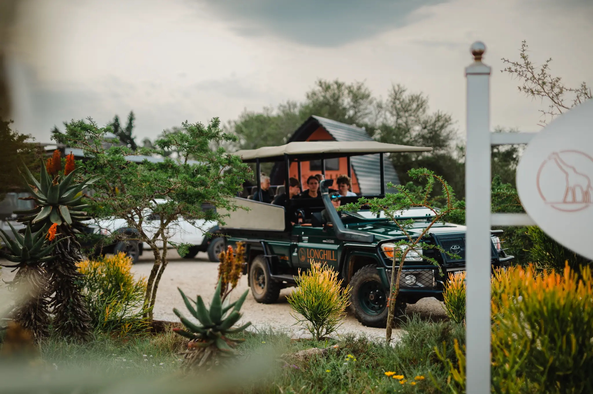Guests departing on a Longhill game drive